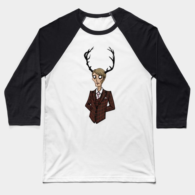 Hannibal Lecter Baseball T-Shirt by Bribritenma